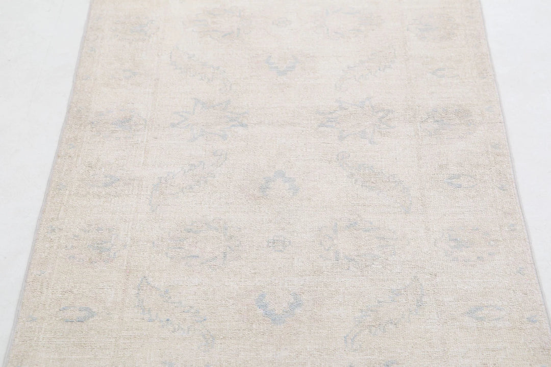 Afghan Serenity Runner Rug 2' 7" x 5' 7" Hand-Knotted | No. AT32246