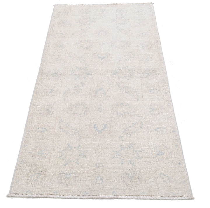 Afghan Serenity Runner Rug 2' 7" x 5' 7" Hand-Knotted | No. AT32246