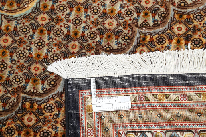 Persian Tabriz Mahi Rug 11' 5" x 16' 6" Hand-Knotted | No. AT32269