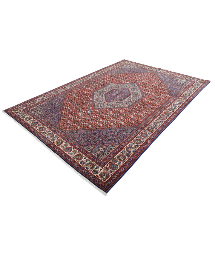 Persian Bijar Rug 6' 7" x 9' 8" Hand-Knotted | No. AT32321