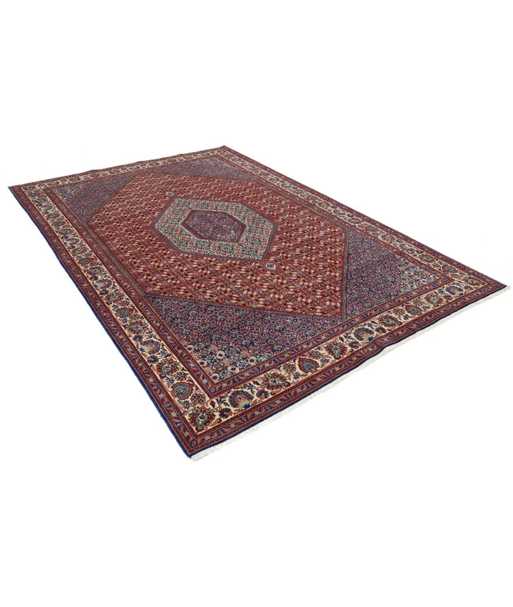 Persian Bijar Rug 6' 7" x 9' 8" Hand-Knotted | No. AT32321