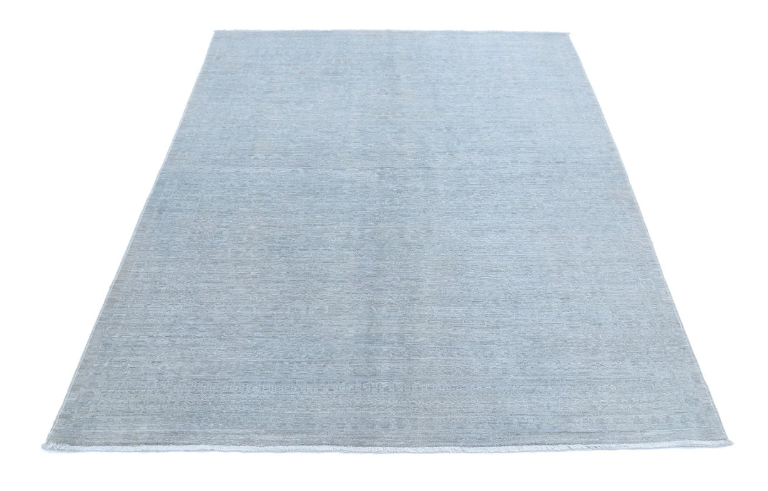 Afghan Overdye Rug 4' 9" x 6' 8" Hand-Knotted | No. AT32394