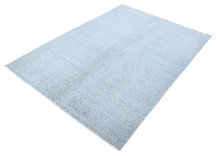 Afghan Overdye Rug 4' 9" x 6' 8" Hand-Knotted | No. AT32394