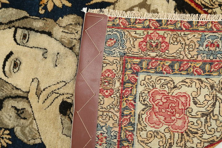 Persian Pictorial Rug 1' 11" x 2' 10" Hand-Knotted | No. AT32396