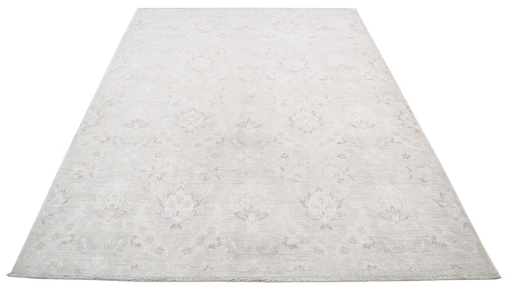Afghan Oriental Rug 6' 2" x 8' 0" Hand-Knotted | No. AT32472