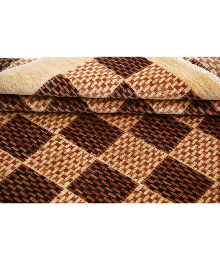 Afghan Oriental Rug 5' 3" x 6' 6" Hand-Knotted | No. AT32496