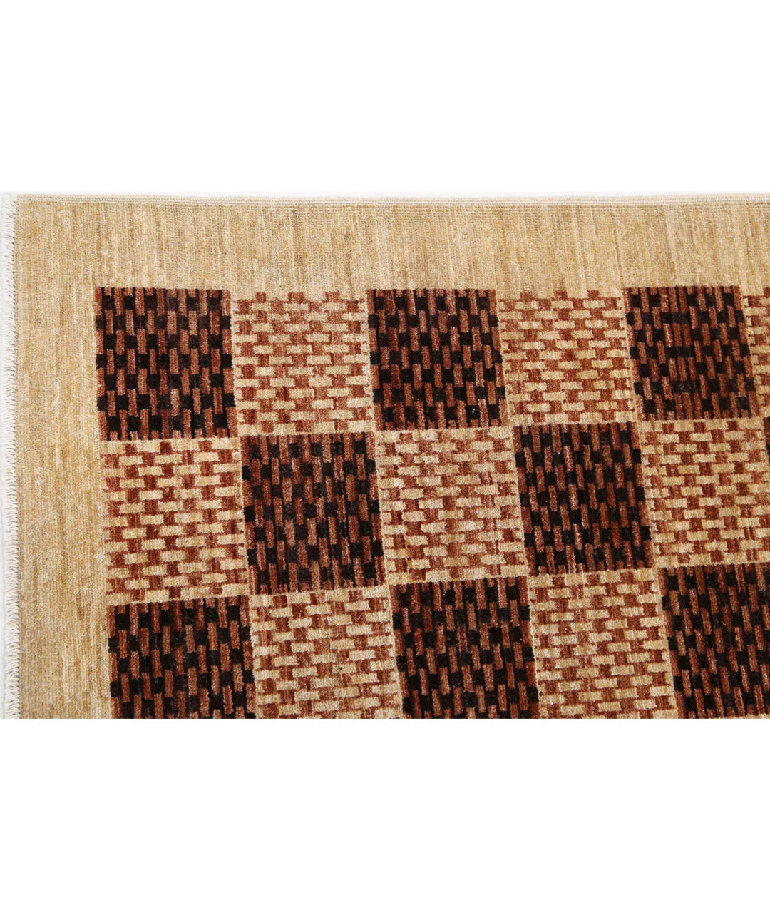 Afghan Oriental Rug 5' 3" x 6' 6" Hand-Knotted | No. AT32496