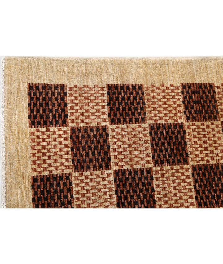 Afghan Oriental Rug 5' 3" x 6' 6" Hand-Knotted | No. AT32496
