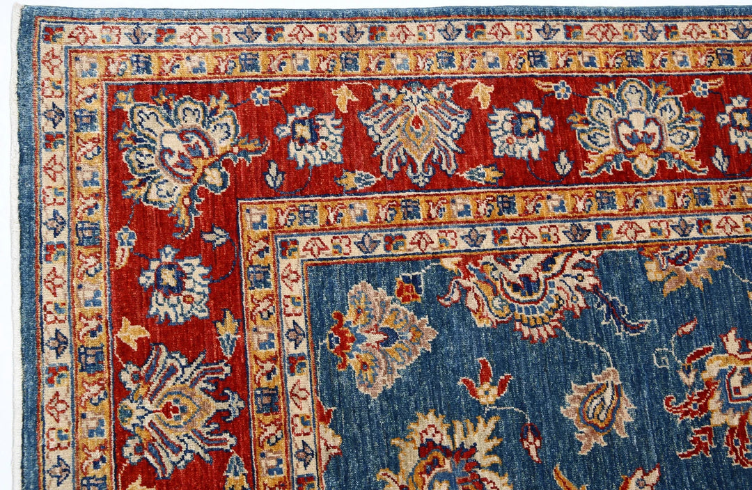 Afghan Ziegler Rug 5' 4" x 7' 9" Hand-Knotted | No. AT32597