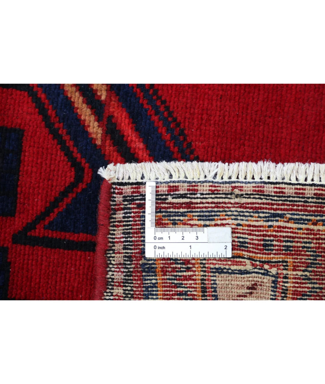 Persian Hamadan Runner Rug 3' 6" x 9' 8" Hand-Knotted | No. AT32600