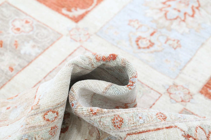 Afghan Serenity Rug 5' 6" x 7' 7" Hand-Knotted | No. AT32686