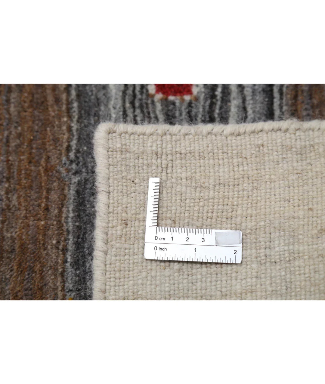 Ivory Indian Lori Rug 5' 8" x 7' 10" Hand-Knotted | No. AT32703