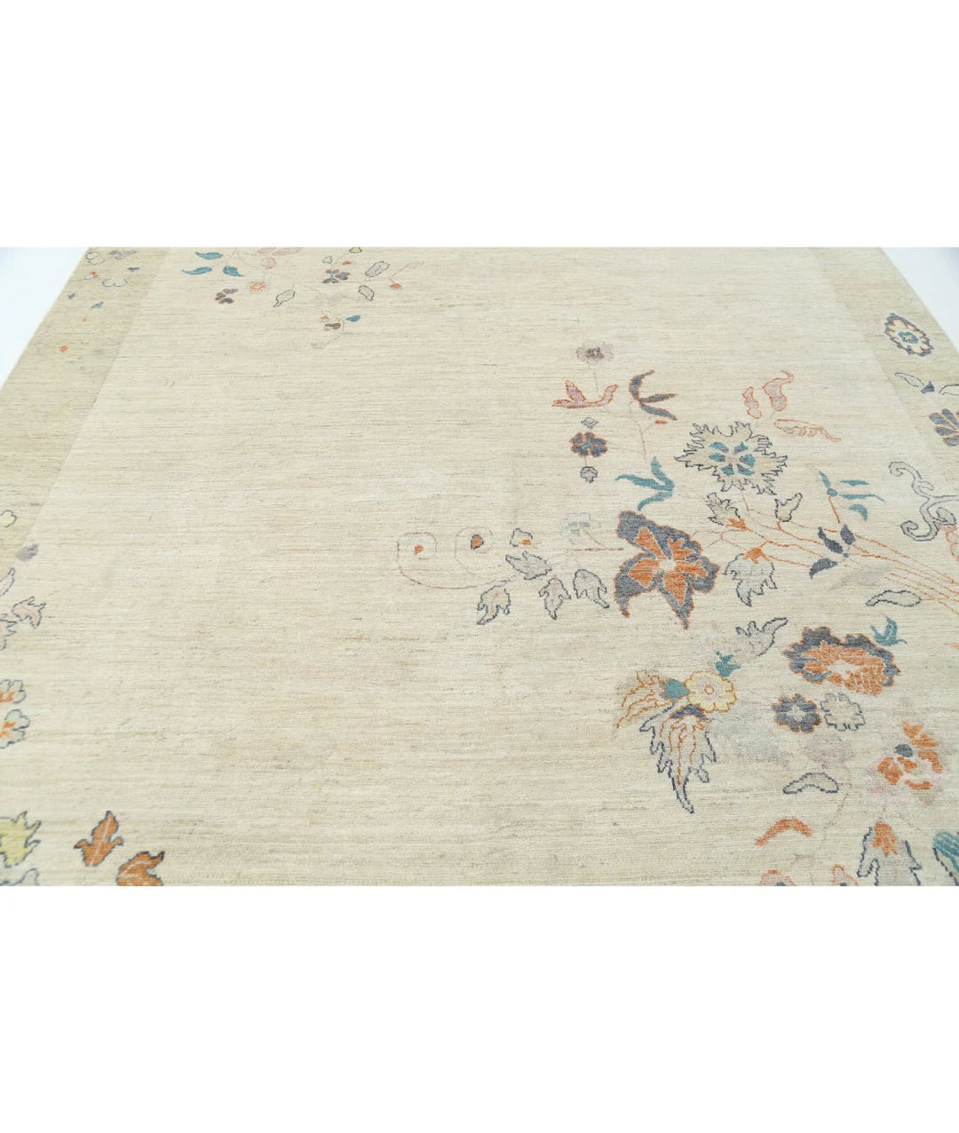 Chinese Oriental Rug 8' 11" x 11' 11" Hand-Knotted | No. AT32747