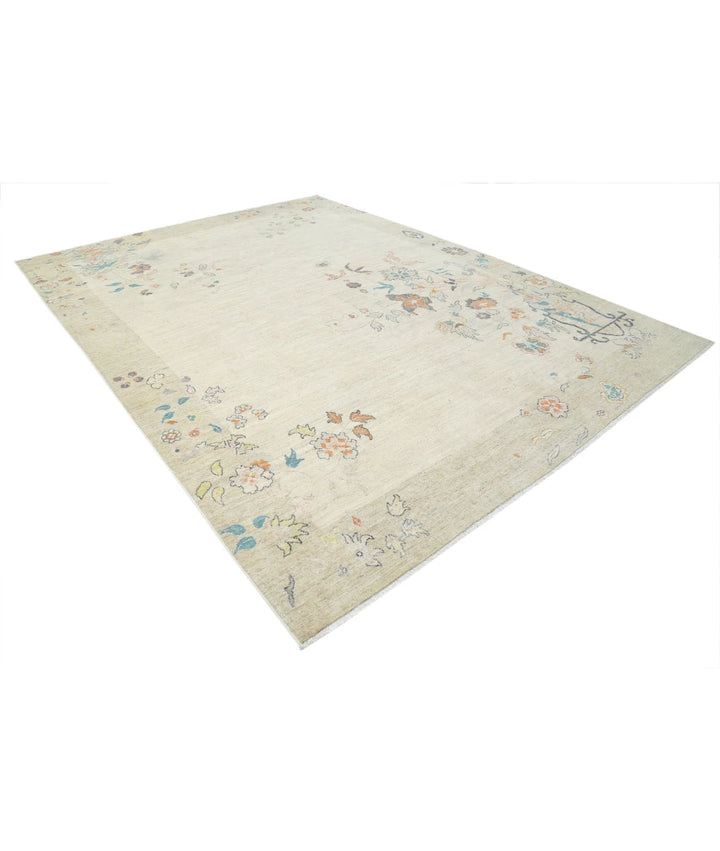 Chinese Oriental Rug 8' 11" x 11' 11" Hand-Knotted | No. AT32747