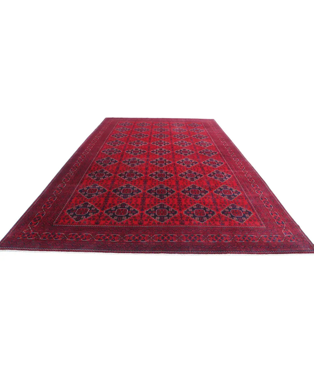 Afghan Khamyab Rug 9' 8" x 15' 6" Hand-Knotted | No. AT32795