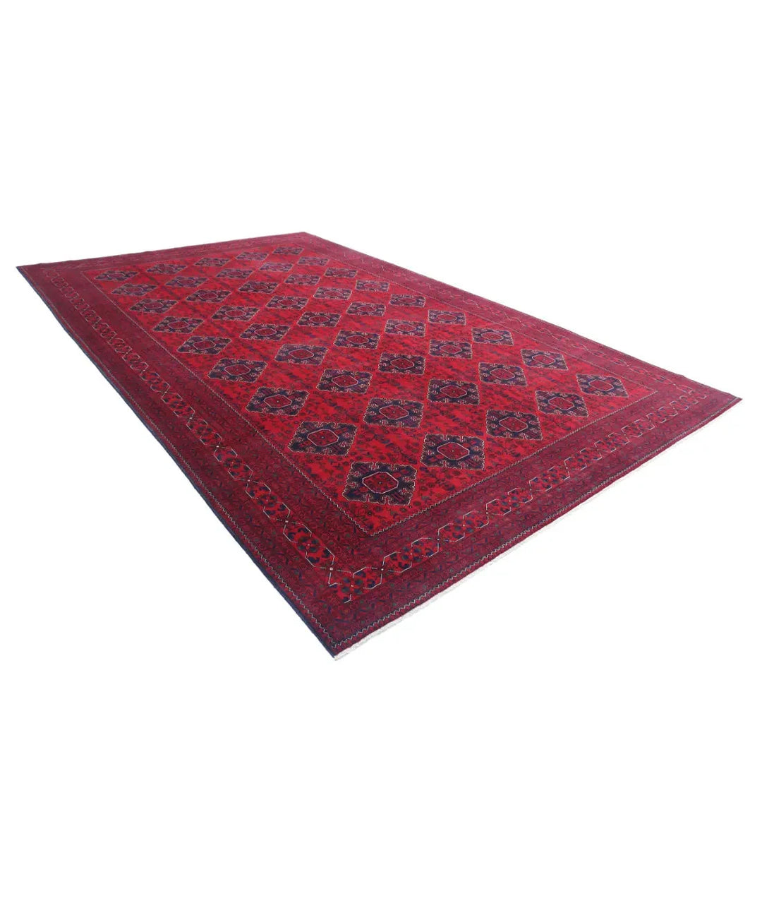 Afghan Khamyab Rug 9' 8" x 15' 6" Hand-Knotted | No. AT32795