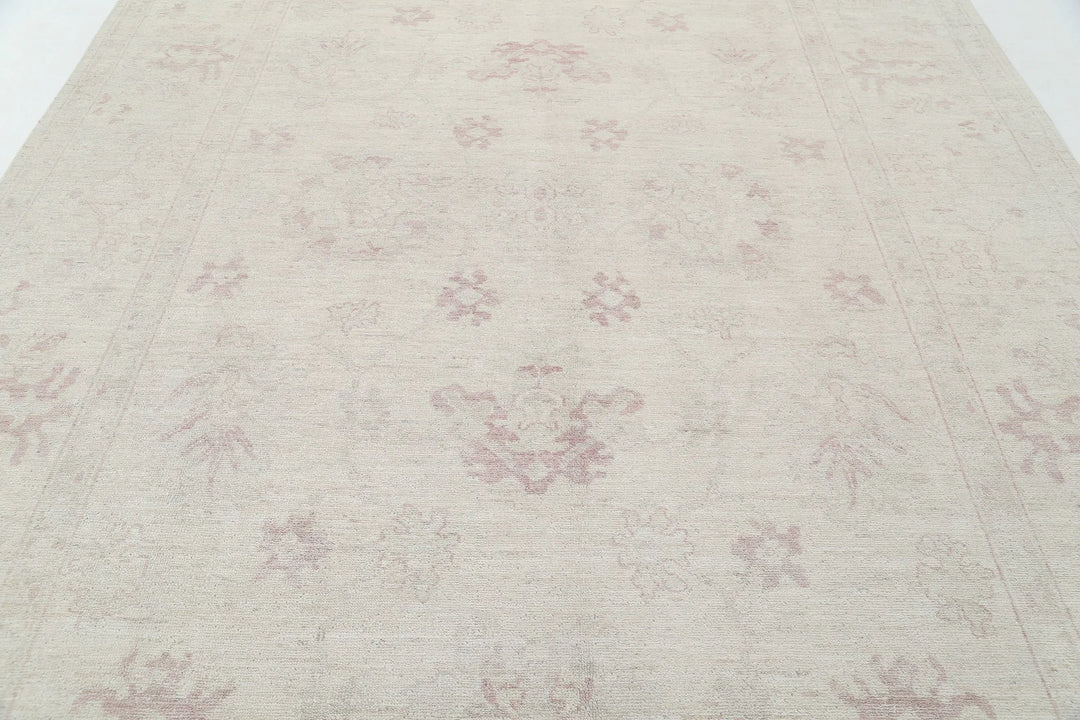 Afghan Oushak Rug 8' 6" x 12' 2" Hand-Knotted | No. AT32952