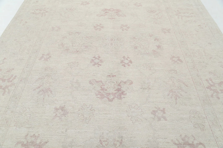 Afghan Oushak Rug 8' 6" x 12' 2" Hand-Knotted | No. AT32952