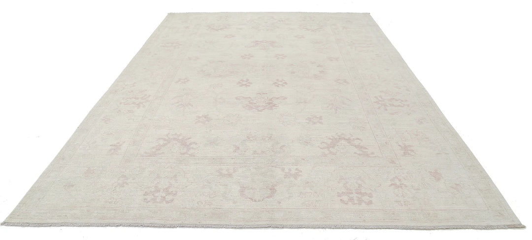 Afghan Oushak Rug 8' 6" x 12' 2" Hand-Knotted | No. AT32952