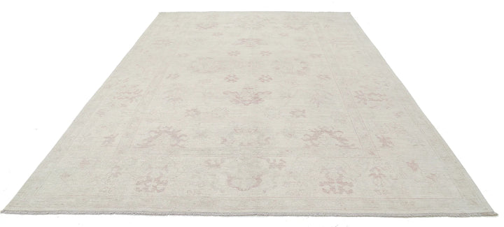 Afghan Oushak Rug 8' 6" x 12' 2" Hand-Knotted | No. AT32952