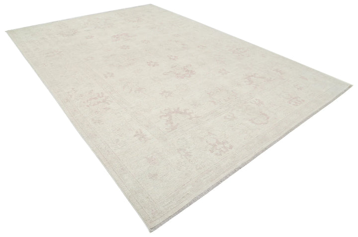 Afghan Oushak Rug 8' 6" x 12' 2" Hand-Knotted | No. AT32952