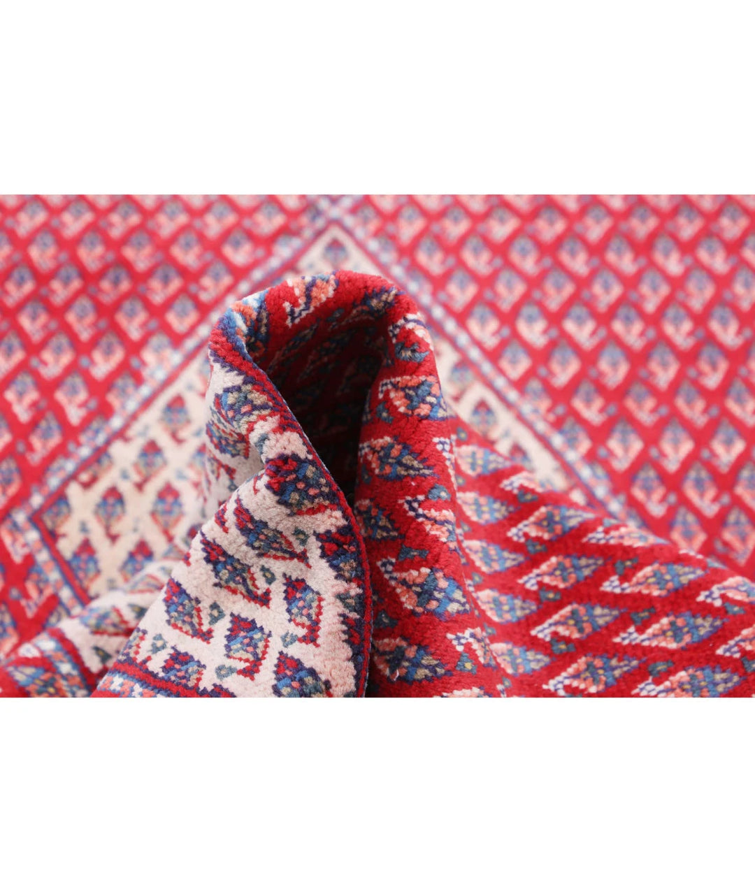 Persian Mir Saraband Runner 4' 4" x 10' 1" Hand-Knotted | No. AT32983