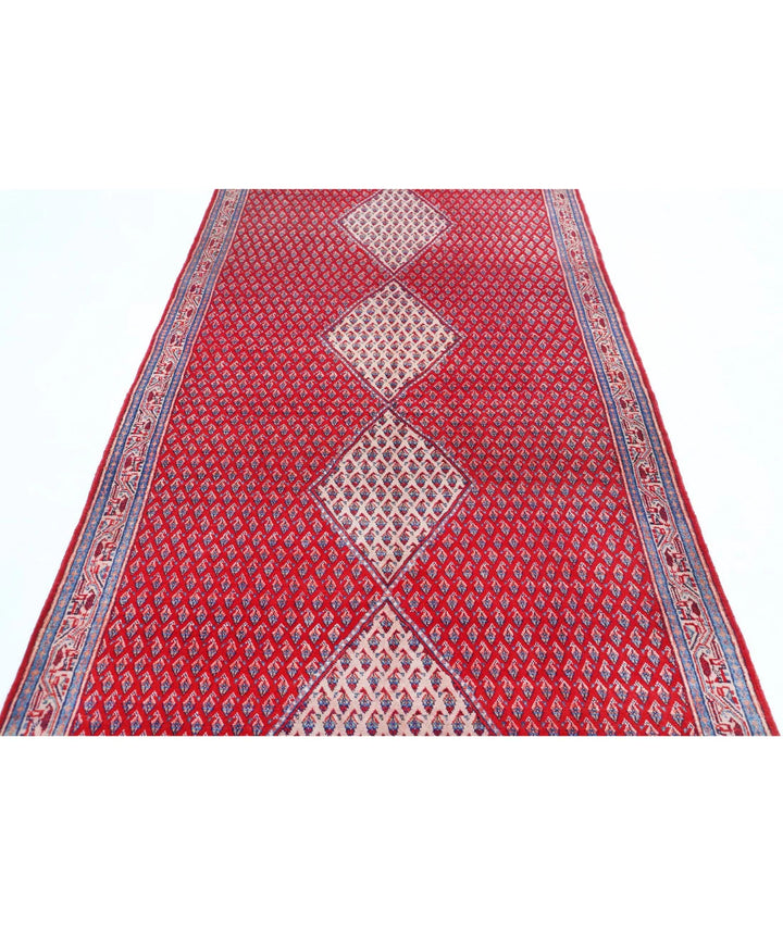 Persian Mir Saraband Runner 4' 4" x 10' 1" Hand-Knotted | No. AT32983