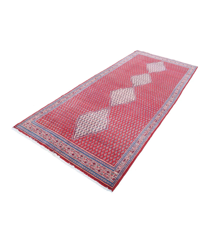 Persian Mir Saraband Runner 4' 4" x 10' 1" Hand-Knotted | No. AT32983