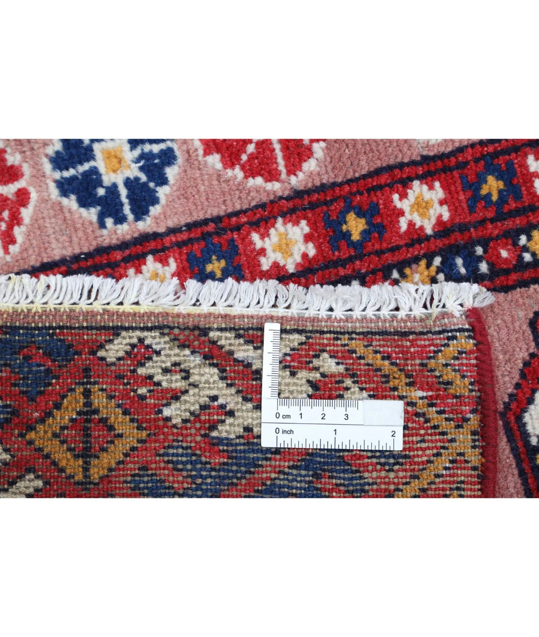 Peach Turkmen Bokhara Rug 2' 4" x 9' 11" Hand-Knotted | No. AT33013