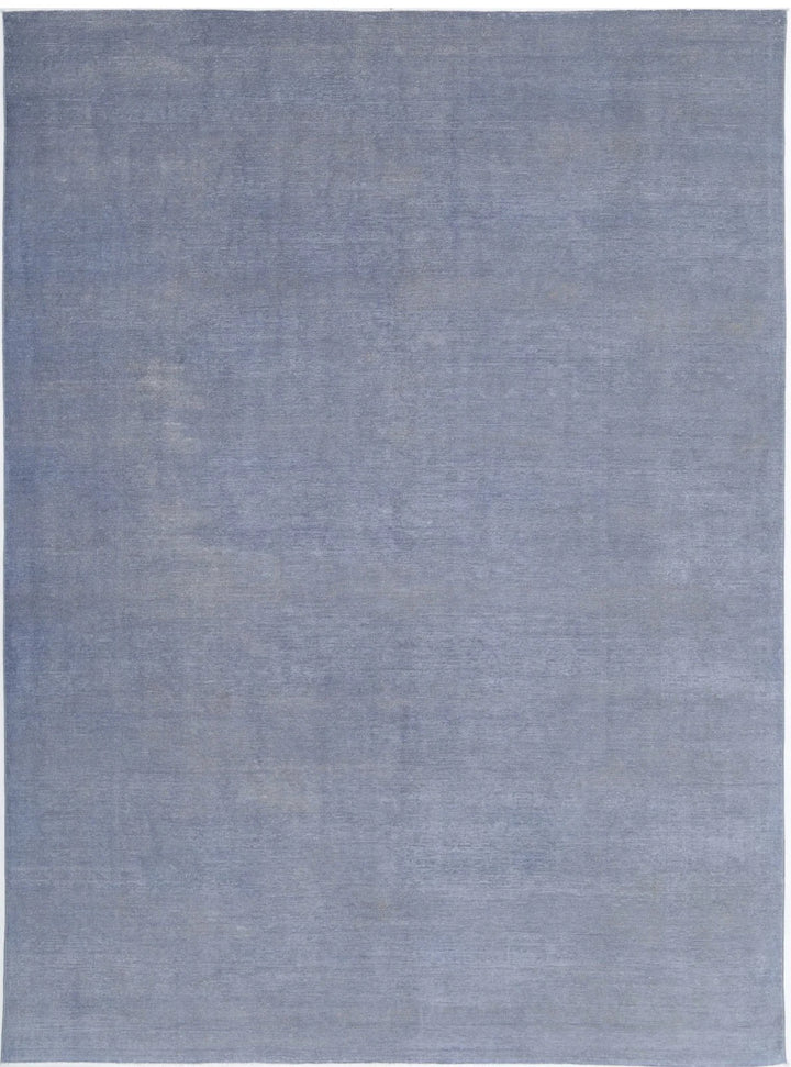 Afghan Overdye Rug 8' 7" x 11' 11" Hand-Knotted | No. AT33217