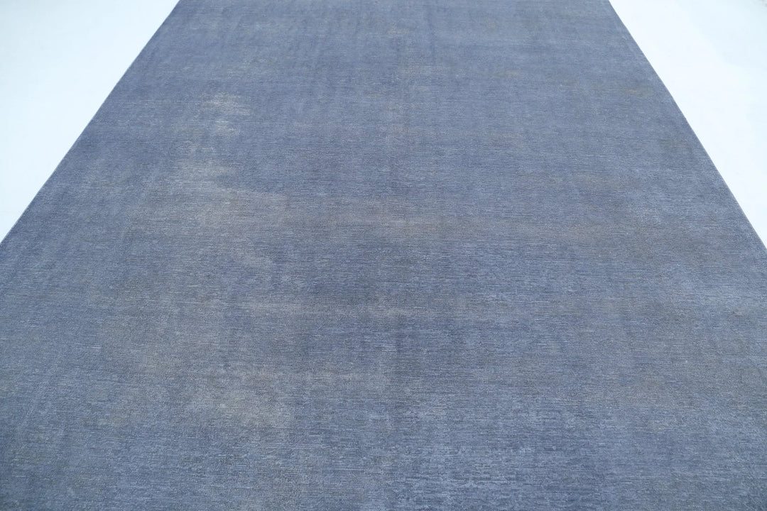 Afghan Overdye Rug 8' 7" x 11' 11" Hand-Knotted | No. AT33217