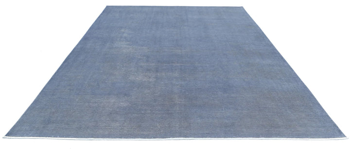 Afghan Overdye Rug 8' 7" x 11' 11" Hand-Knotted | No. AT33217