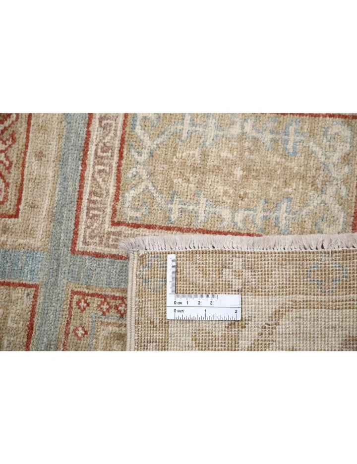 Afghan Bakhtiari Runner Rug 2' 6" x 10' 1" Hand-Knotted | No. AT33272