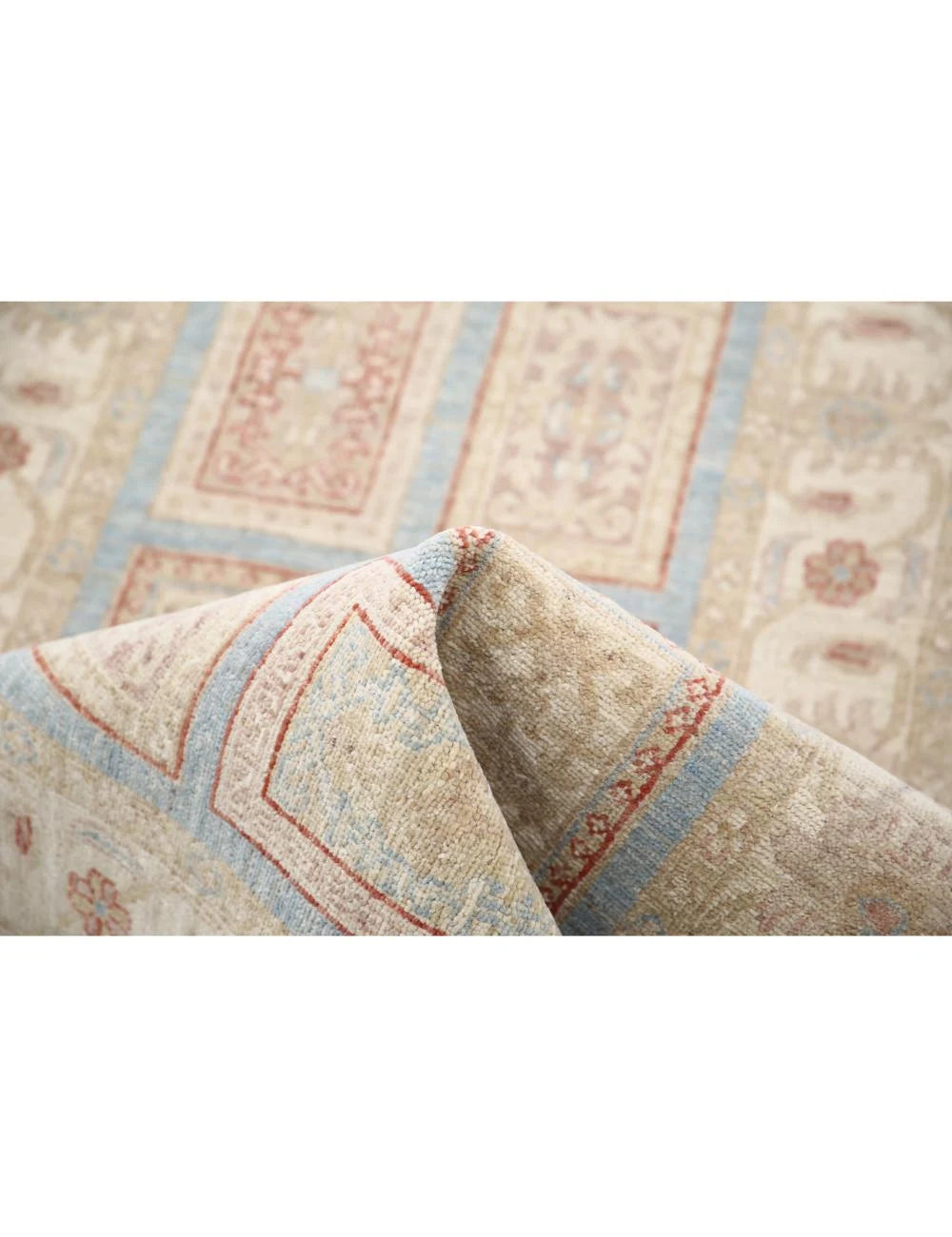 Afghan Bakhtiari Runner Rug 2' 6" x 10' 1" Hand-Knotted | No. AT33272