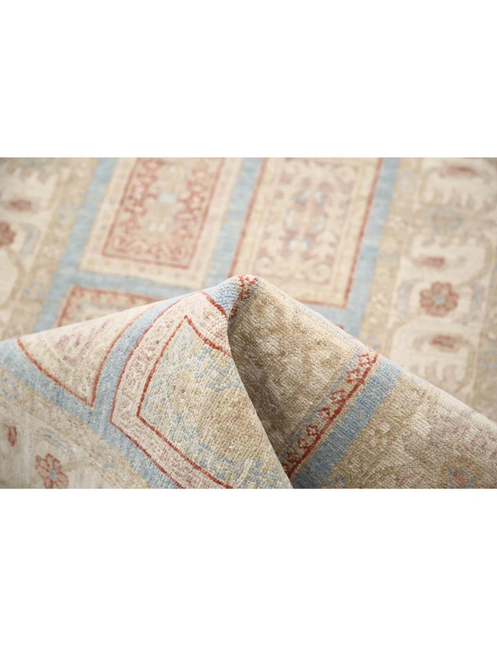Afghan Bakhtiari Runner Rug 2' 6" x 10' 1" Hand-Knotted | No. AT33272