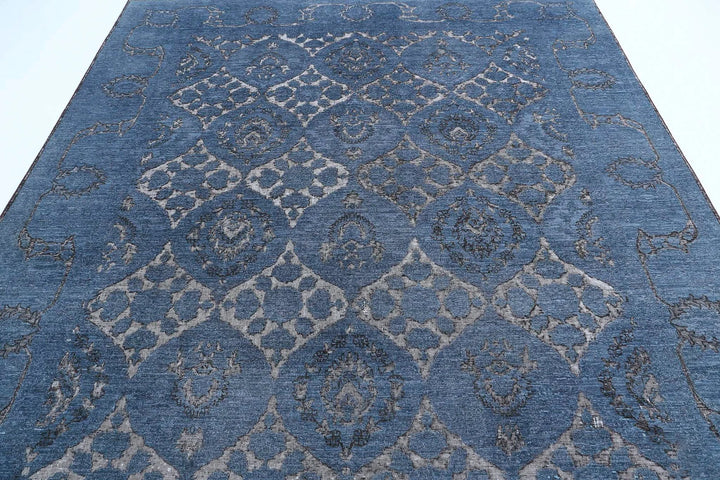 Afghan Oriental Rug 7' 10" x 8' 10" Hand-Knotted | No. AT33301