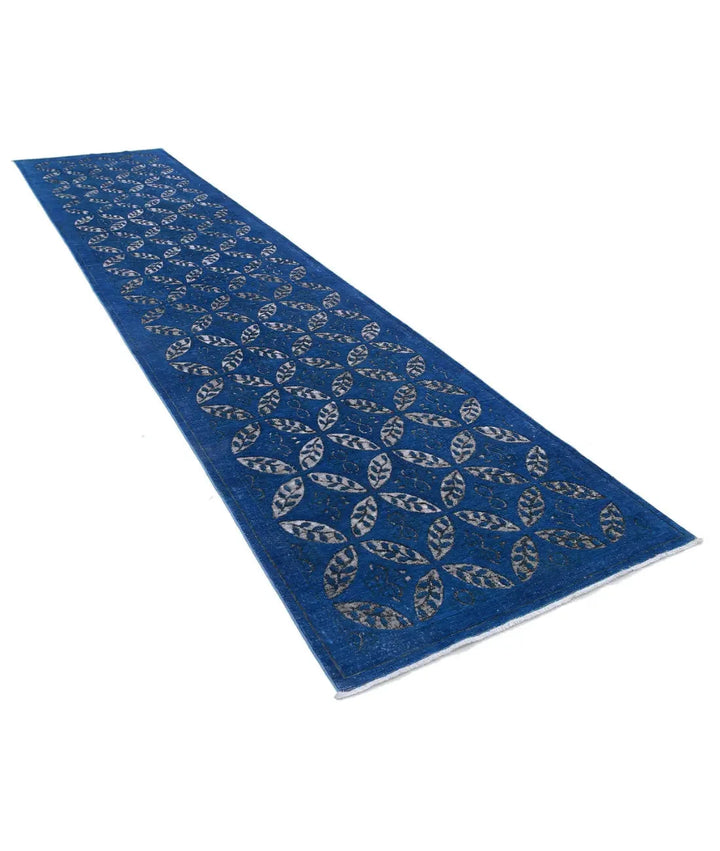 Afghan Onyx Runner Rug 3' 9" x 16' 7" Hand-Knotted | No. AT33439