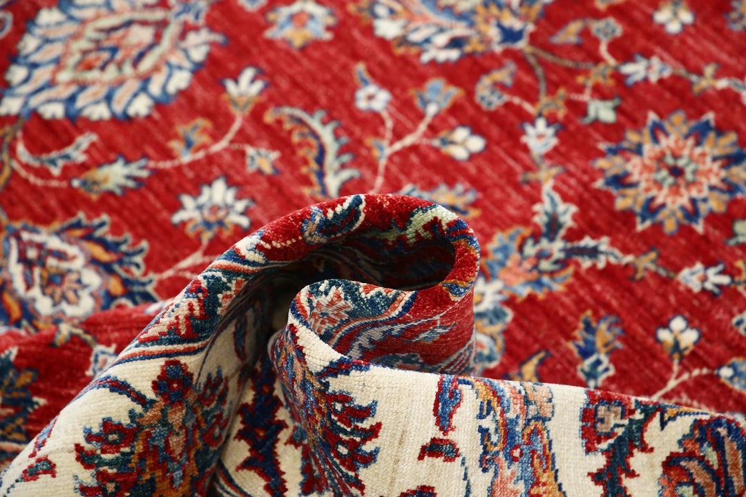 Afghan Ziegler Farhan Rug 5'7" x 7'10" Hand-Knotted | No. AT33678