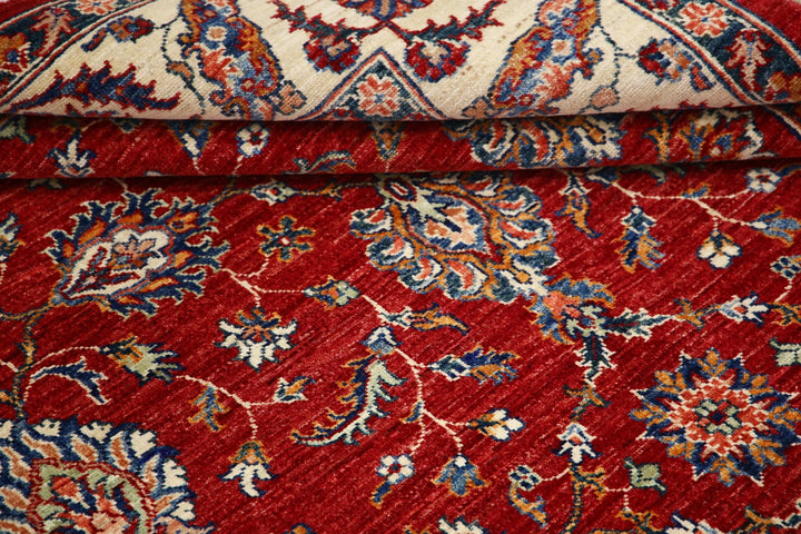 Afghan Ziegler Farhan Rug 5'7" x 7'10" Hand-Knotted | No. AT33678