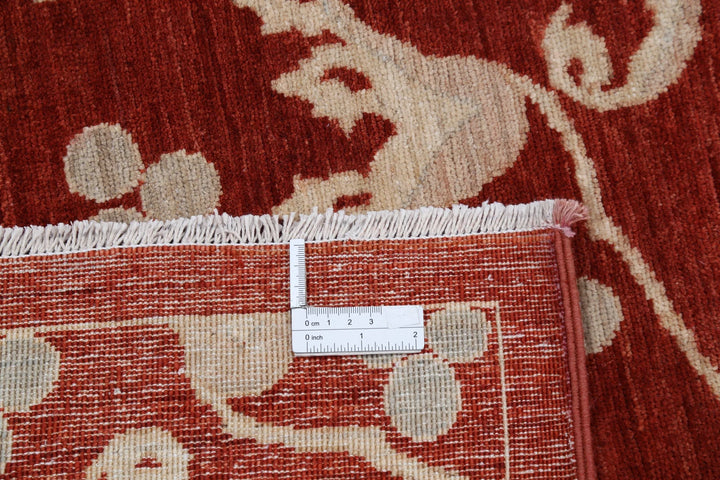 Afghan Oriental Rug 9' 4" x 12' 1" Hand-Knotted | No. AT33804