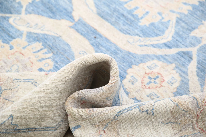 Afghan Serenity Rug 9' 2" x 10' 0" Hand-Knotted | No. AT33813