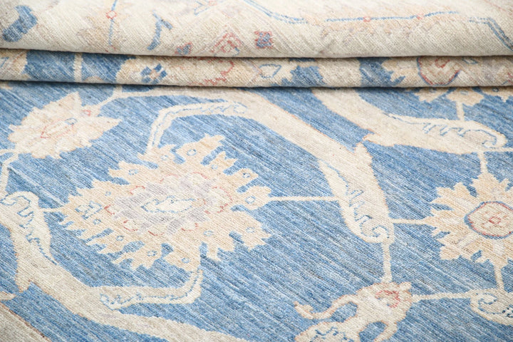 Afghan Serenity Rug 9' 2" x 10' 0" Hand-Knotted | No. AT33813