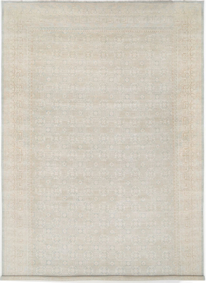 Afghan Khotan Rug 15' 4" x 23' 0" Hand-Knotted | No. AT33834