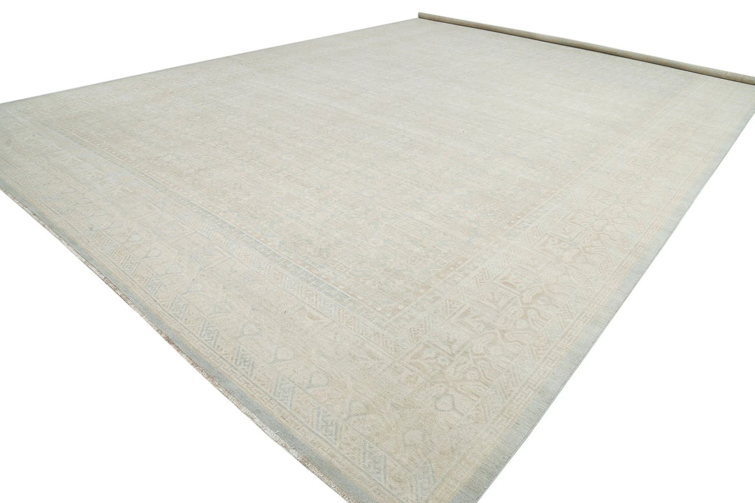 Afghan Khotan Rug 15' 4" x 23' 0" Hand-Knotted | No. AT33834