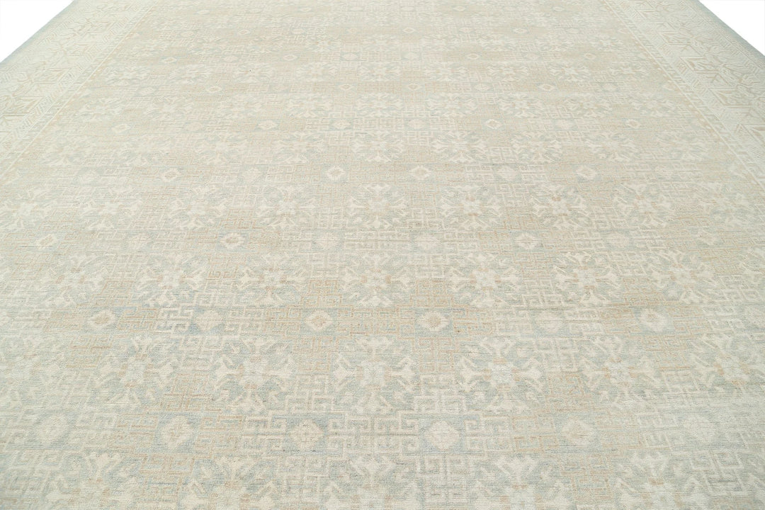 Afghan Khotan Rug 15' 4" x 23' 0" Hand-Knotted | No. AT33834