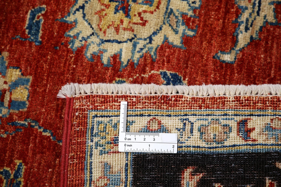 Afghan Ziegler Farhan Rug 6' 5" x 9' 5" Hand-Knotted | No. AT33846
