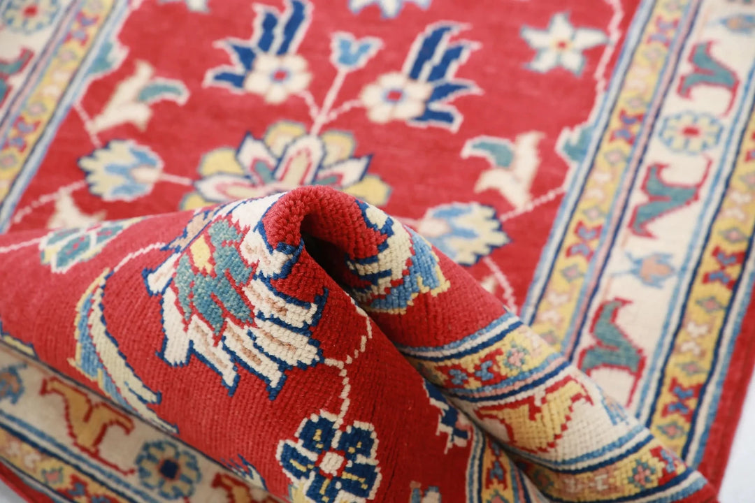 Afghan Ziegler Rug 2' 5" x 6' 1" Hand-Knotted | No. AT33931