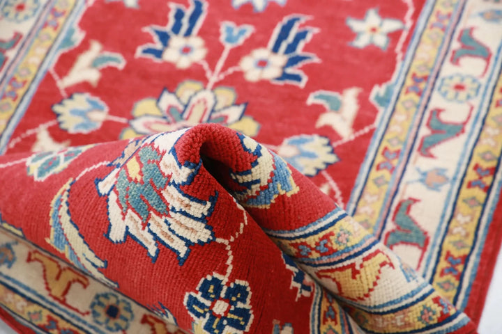 Afghan Ziegler Rug 2' 5" x 6' 1" Hand-Knotted | No. AT33931