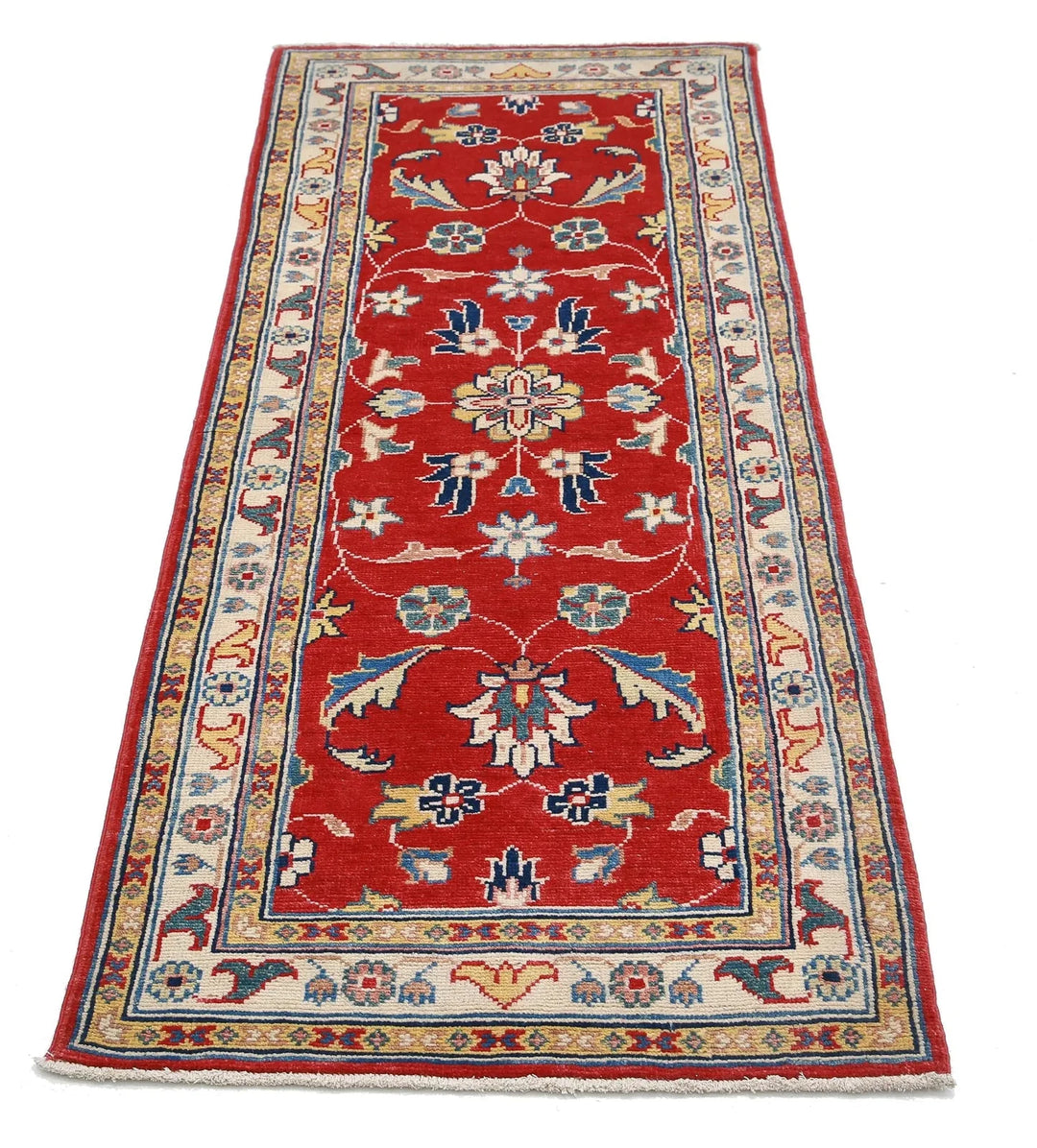 Afghan Ziegler Rug 2' 5" x 6' 1" Hand-Knotted | No. AT33931