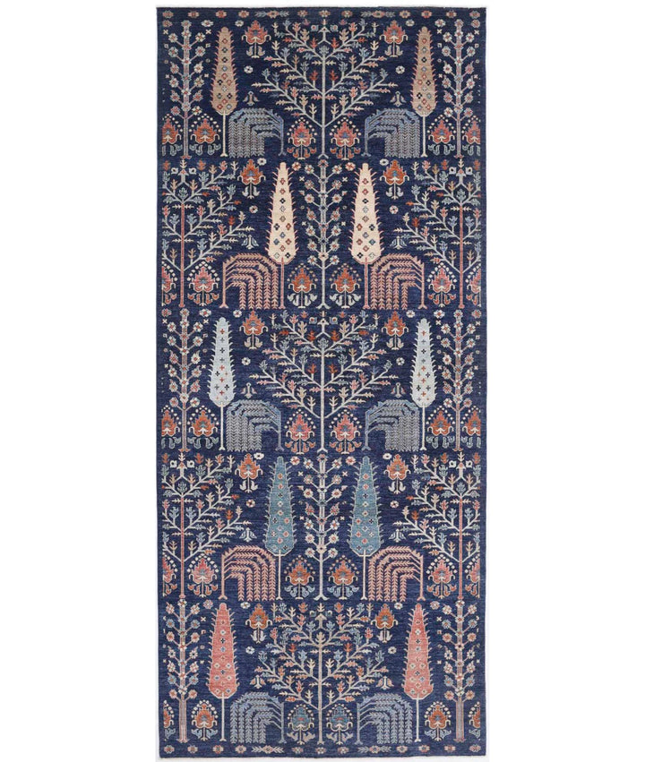 Afghan Bakshaish Runner Rug 6' 2" x 14' 8" Hand-Knotted | No. AT33992